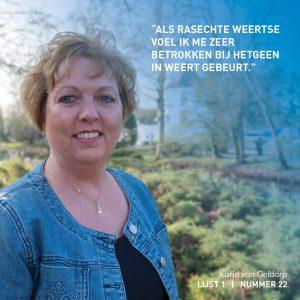 Karin van Geldorp, Leefbaarheid, Weert, verkiezingen, lokaal, verkiezingsprogramma,